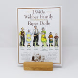 1940s Webber Family Paper Dolls