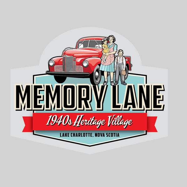Memory Lane Logo Window Cling