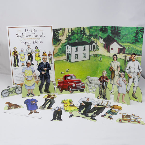 1940s Webber Family Paper Dolls